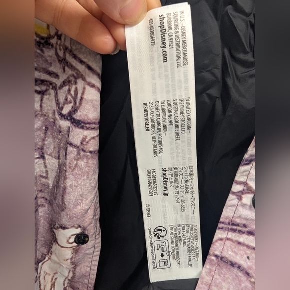 Disney The Aristocats Nylon Windbreaker Jacket Small - Picture 7 of 15